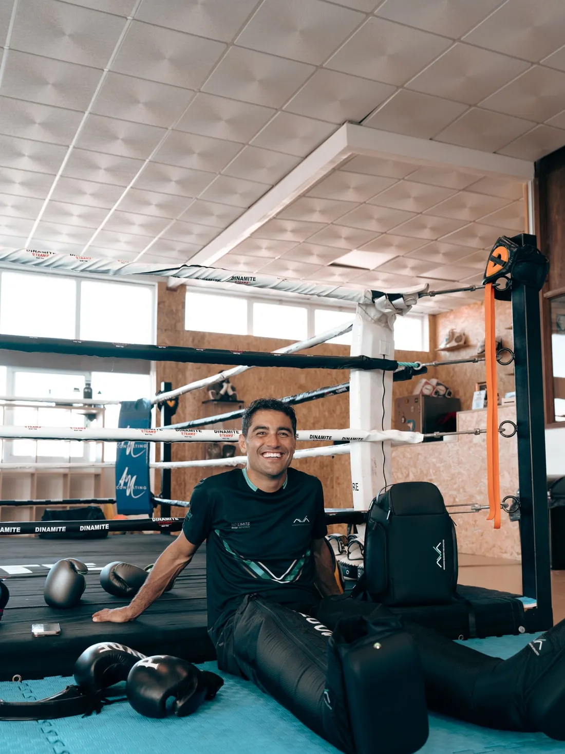 Rui Botelho during a gym training session